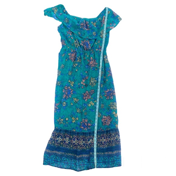 Maurices Off Shoulder Floral Maxi Dress Size Small NWT - Picture 9 of 13